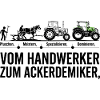 Grüner Traktor Silhouette