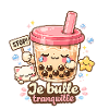 Bubble tea je bulle tranquille 