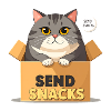 Snack Box Cat Cartoon