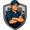 Mechaniker Shield Motiv
