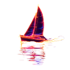 Retro Segelboot