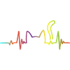 Regenbogen Herzschlag Hund