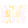 Sunny Splash Pastel Letters