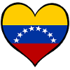 Venezuela Heart Flag