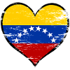 Venezuala heart flag used