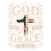 Gottes Gnade Kreuz Design