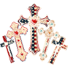 American Crosses Bling Collage