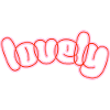 Lovely Neon Script Logo