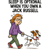 Tired Dog Owner & Jack Russell Comic
