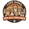 Goal Life Pet All Dogs | Retro