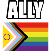 Inclusive Pride Flag Gay Ally