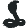 Cobra Silhouette Snake Mascot eSport