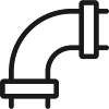 Arc Pipe Minimalist Graphic