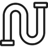 Coiled Pipe Line Illustration