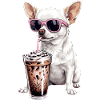 Chihuahua with Pink Sunglasses Shake