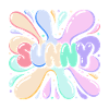 Burst Pastel Sunny – Bubblé-Muster