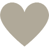 Beiges/Greiges/Taupe Herz Minimaldesign