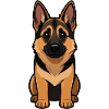 Deutscher Schäferhund Welpe Hundebaby Geschenk