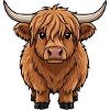Scottish Highland Cattle Gift Farmer