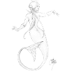 Sirenetta Lineart Inchiostro