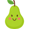 Cuddly Pear Heart Face