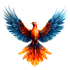 Phönixflug Feuerfarben