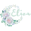 Eliza Flower Wreath Name
