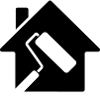 Painter House Paint Roller Motif