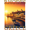 Greece Rhodes Sunset Holiday