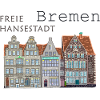 Bremer Markt Fassaden handgezeichnet