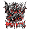 Heavy Metal Drache Dämon