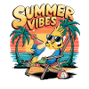 Summer Vibes Sunset Parrot Beach