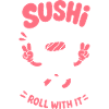 Sushi Mood Roll With It Pink