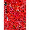 Psychedelic Ember Tapestry