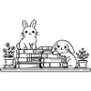 Kawaii Bibliophile Bunnies