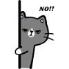 Grimmiger Kater am Rand