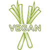 Vegan Leek Silhouette