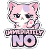 Sassy Cat: Instant No Sticker