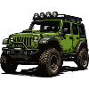 Green Jeep Off-Road Adventure