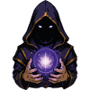 Mage Seer with Crystal Orb