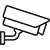 CCTV - Surveillance Camera Line Art