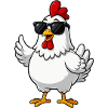 Huhn, Hahn, Hühner, Bauern, Landwirtschaft 