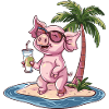 Palmier d’été Pig