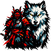 Dämonwolf und Nebelwolf Duo