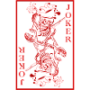 Joker Card Red Sketch Graphics