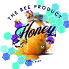 Neon Honey Bees Pattern