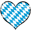 Bayern Herzflagge used