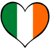 Ireland Heart Flag