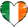 Irland Herzflagge used