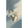 Elegant Geometric Botany Art